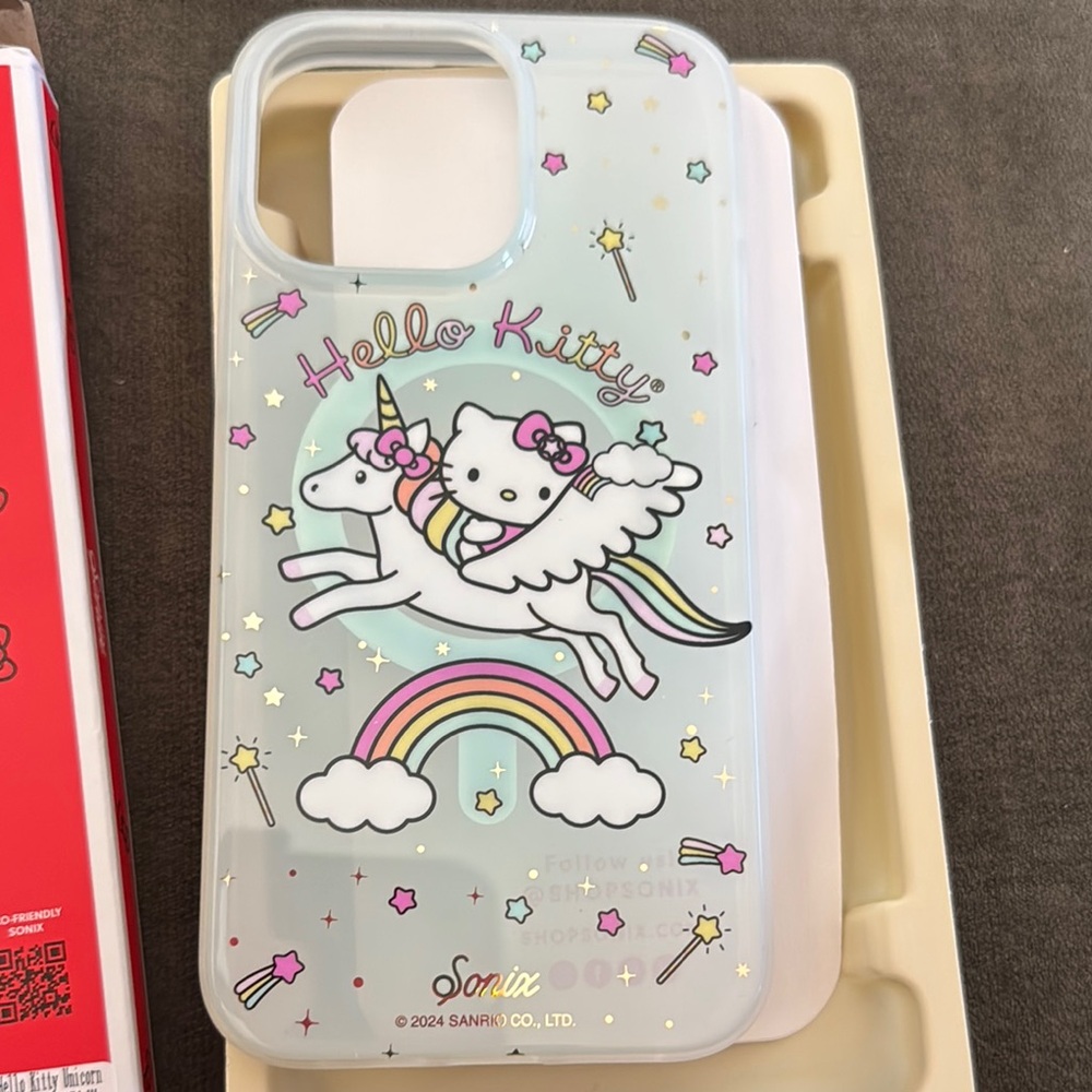 Sonix Hello Kitty Unicorn iPhone 15 Pro Max Phone Case, New in Box!